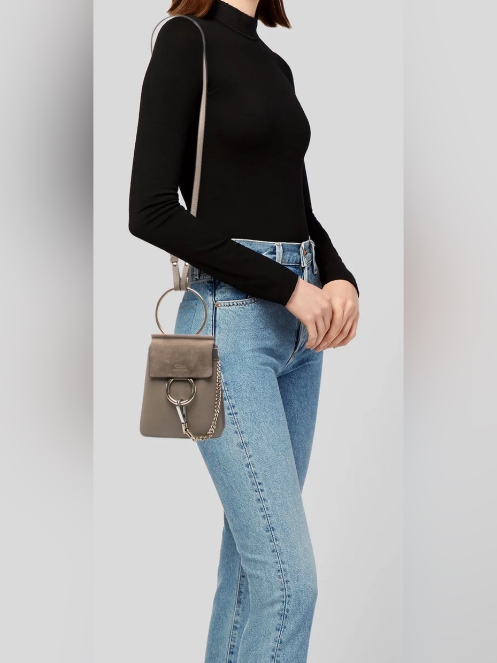 Chloe Beige Suede Interior Crossbody